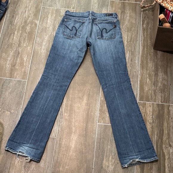 Citizens Of Humanity Low Rise Blue Boot Cut Jeans - Picture 8 of 12